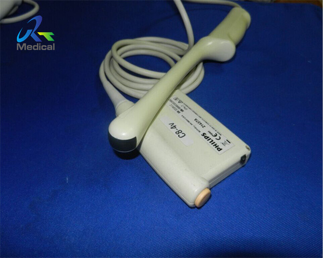 Curved Array Transvaginal 11mm Ultrasound Transducer Probe C8-4V Broadband