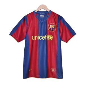 China Barcelona 2007 Home Retro Football Jersey Red And Blue Legend wholesale