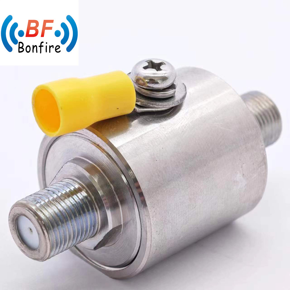 N to SMA Lightning Surge Protector 3GHz N Jack Bulkhead to Female RF SMA Connector Coaxial RF Connector Lightning Arrester