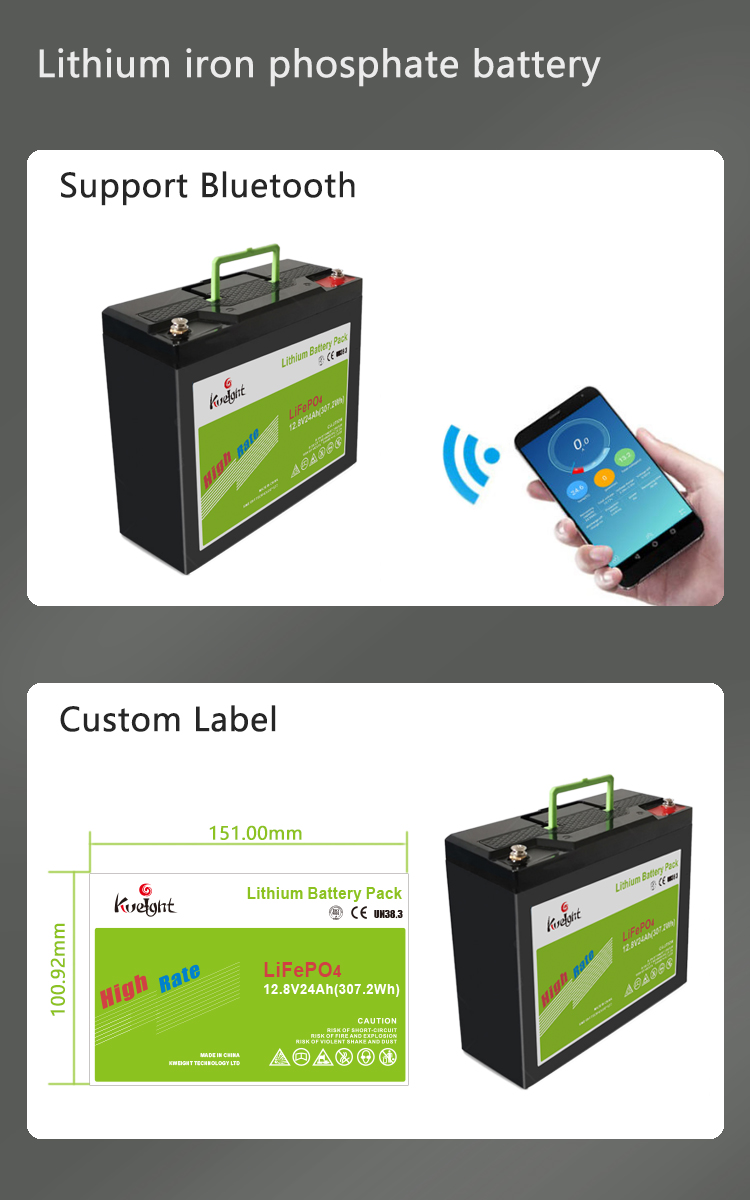 12v 24ah Lithium Ion Battery Pack Bms Protection Ups Eps Backup Power Supply