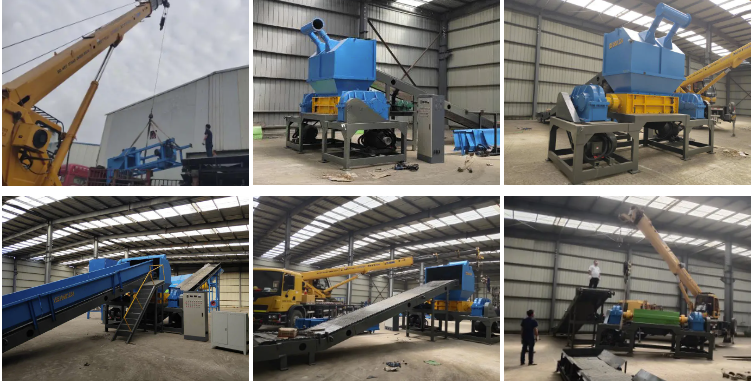 Scrap Shredder Metal Recycling Iron Metal Box Carbon Steel Shredder