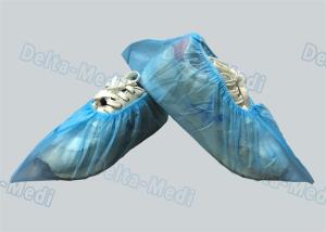 China PP / SMS Blue Non Woven Disposable Surgical Shoe Covers For Hospital / Laboratory wholesale