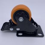 2'' 50mm Furniture PU Caster Wheel with Lock Brake