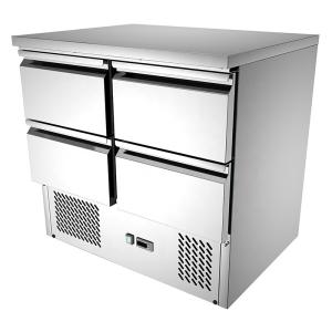 China 110V 60HZ Refrigerated Pizza Prep Table 900×700×850mm Stainless Steel wholesale
