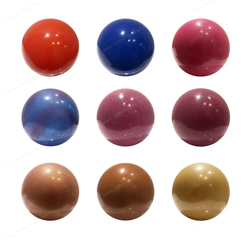 OEM 15cm 18cm Glitter PVC Gymnastic Ball For Kids