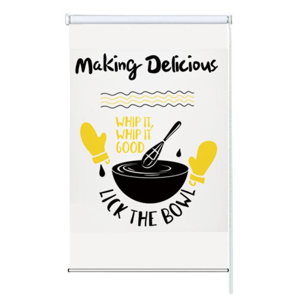 Kitchen roller blinds exterior installation semi blackout roller blind