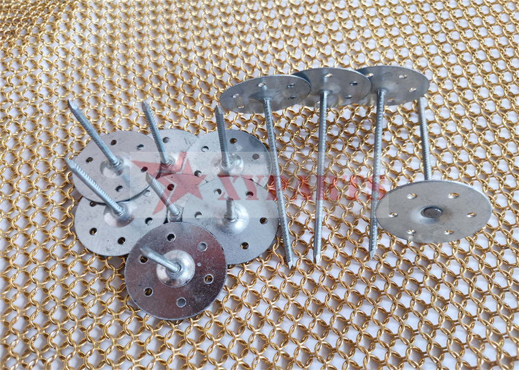 Disc Base Perforated Base Insulation Fasteners For Roofing Application And Deck