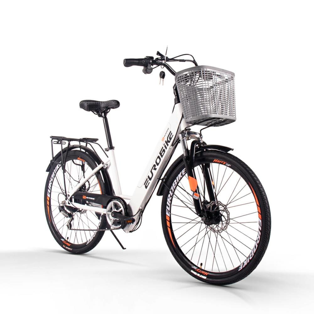 Ladies Electric Step Through Bike Lightest 26 Inch 48v 350w 9.6Ah CYSUM R1