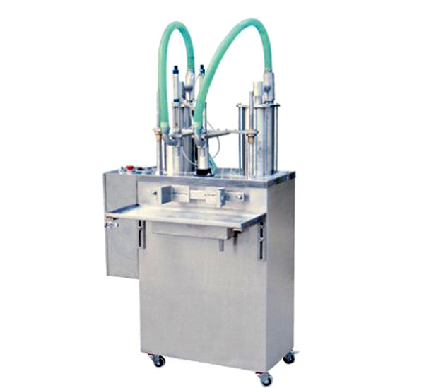 2 Nozzle Piston Shampoo Filling Machine 100ml-1000ml Semi Automatic