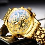 2022 Fashion Multifunctional Stainless Steel Waterproof 3ATM Quartz Watch For