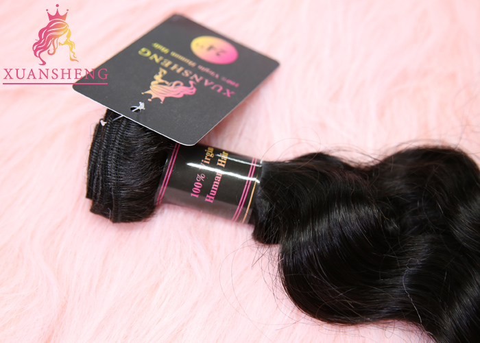 Unprocessed Virgin Malaysian Human Hair Loose Wave Extensions Full Cuticle