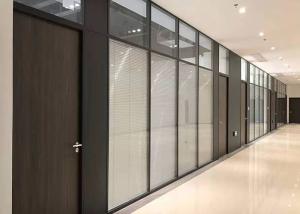 China Acoustic Steel Solid Partition Wall Prefabricated Demountable Glass Office Partitions wholesale