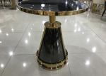 70cm Wrought Iron Glass Coffee Table