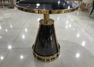 China 70cm Wrought Iron Glass Coffee Table wholesale
