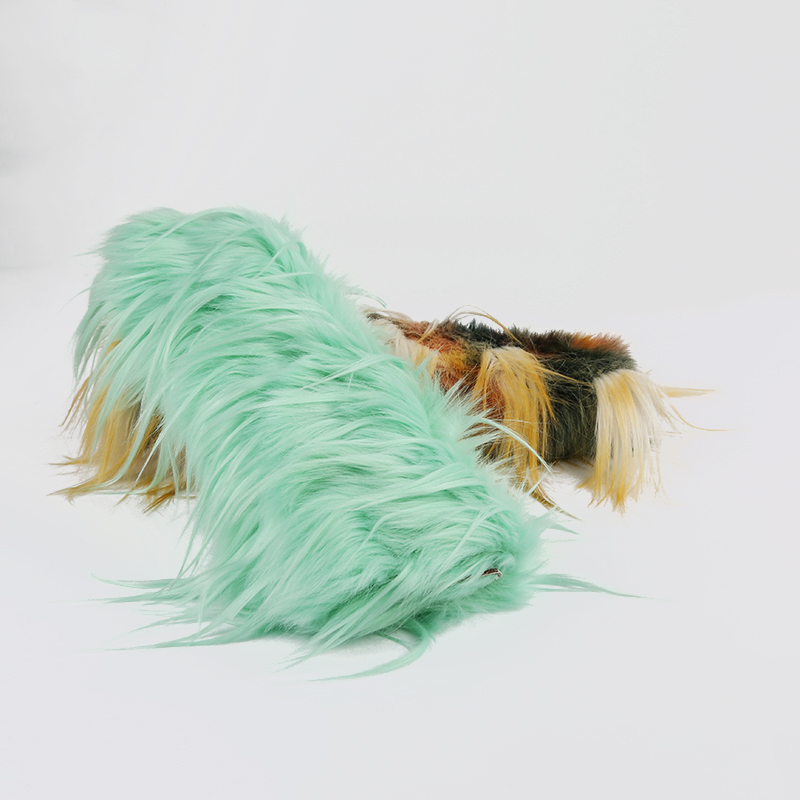 160cm 30-55mm JACQUARD Faux Fur Fabric for Garments 500meters Plush Printed 100% Acrylic