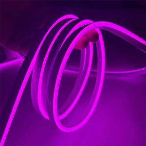China 1cm Cutting IP65 LED Neon Rope Light 12V Flexible Silica Gel Pink Rope Light wholesale