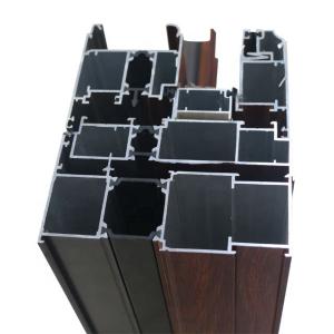 China Anodized Silver Black Champagne Extruded Aluminium Sliding Door Profiles wholesale