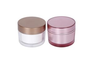 China PMMA 80g BPA Free Cosmetic Cream Jars Container wholesale