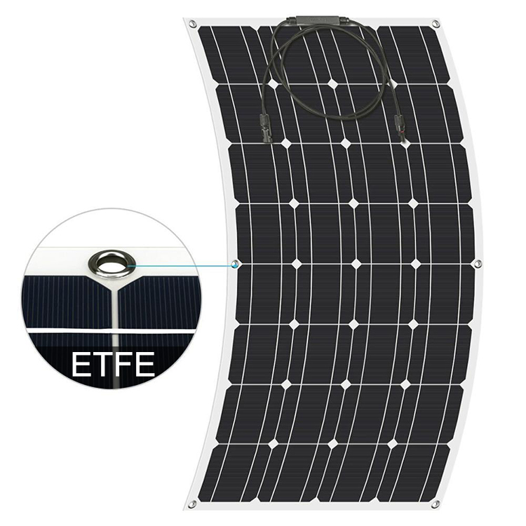 12V 200 Watt Flexible Solar Panel Bipv Monocrystalline PV Panels