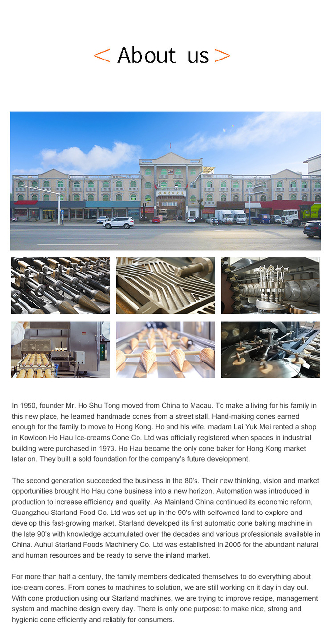 Factory Direct Waffle Basket Production Line Biscuit Maker Machine