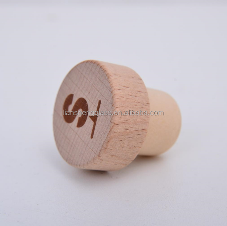 Wood Synthetic Wine Cork T Plug Cork Lid For Sealing Glass Bottles
