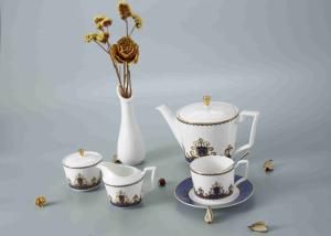 China High Quality Royal Vintage Porcelain Bone China afternoon tea Coffee Tea Cup Saucer Pot Sets wholesale