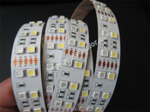 China 120led/m double row 5050 rgb+w cct dimmable strip wholesale