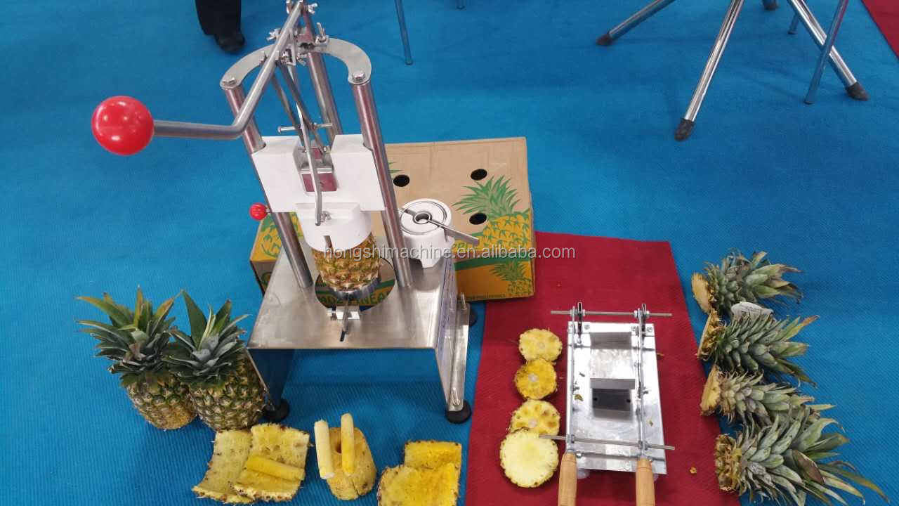 Factory Directly Automatic Food Processing Machine Manual Pineapple Cutter