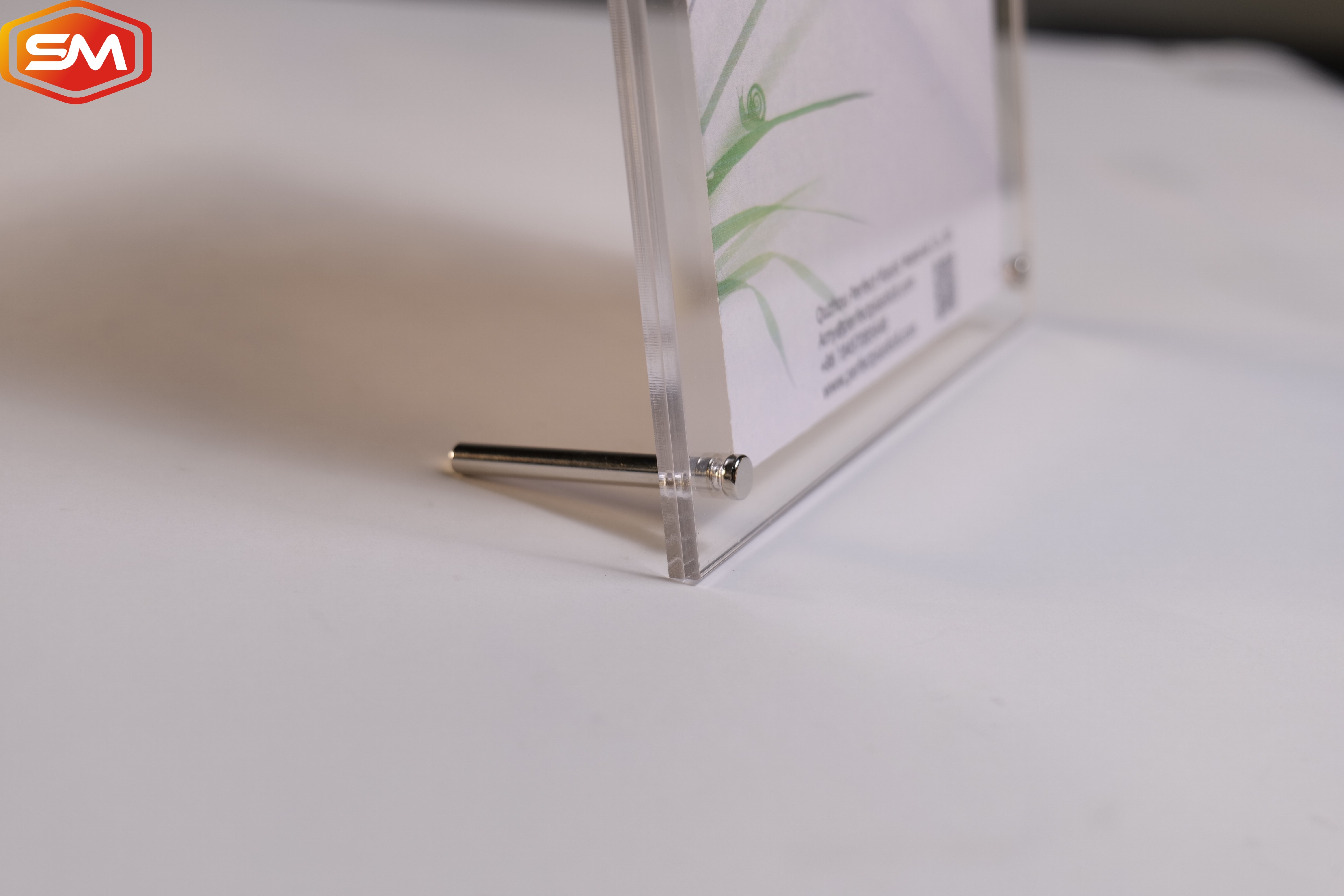 A6 Clear Acrylic Photo Frame With Stand Desk Picture Frame