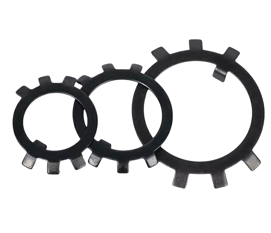 Spring Lock Washers for Electrical Installations M10 M12 M14 M60 Carbon Steel JIS Standard Split Style Six Claw Washer