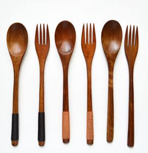 China woodiness spoon and fork in environmental protection wholesale