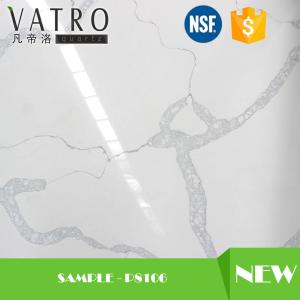 China Fireproof Engineered Quartz Countertops / Cultured Granite Vanity Tops Heat Resistant wholesale