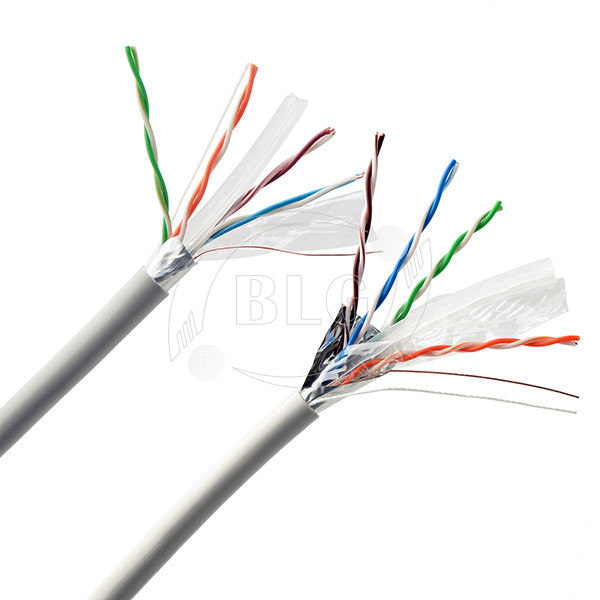 High Speed Yellow Cat6 LAN Cable With F / UTP – Foiled Shielded 1000 FT
