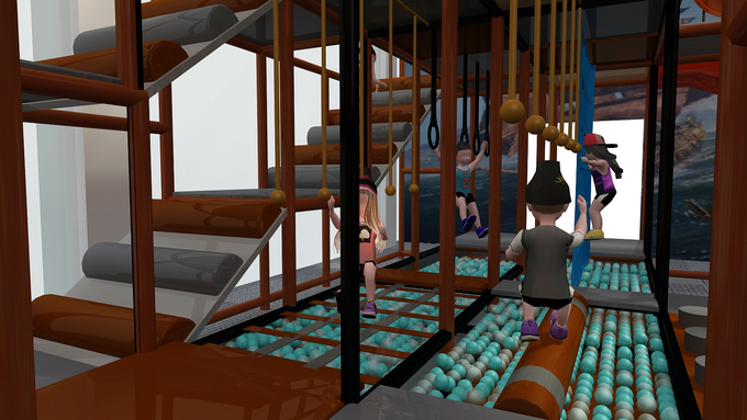 Commerical Kids Trampoline Park Equipment For Shopping Mall Indoor Playgrounds