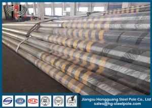 China Q345 Hot Dip Galvanized Steel Pole ISO9001 Standard NEA Standard Luminous Painted wholesale