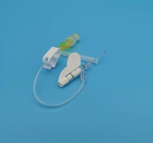 China 24G Disposable IV Cannula Butterfly Type Yellow Pediatric Neonatal Infusion wholesale