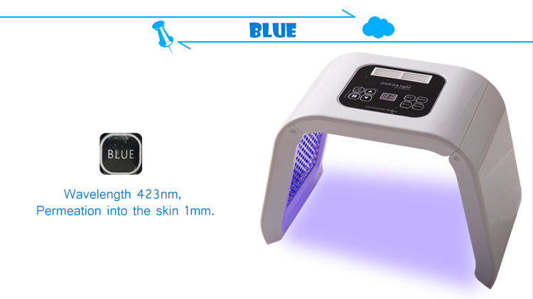 Photon Therapy Anti Aging Machine Blue Red Led Light Therapy Device