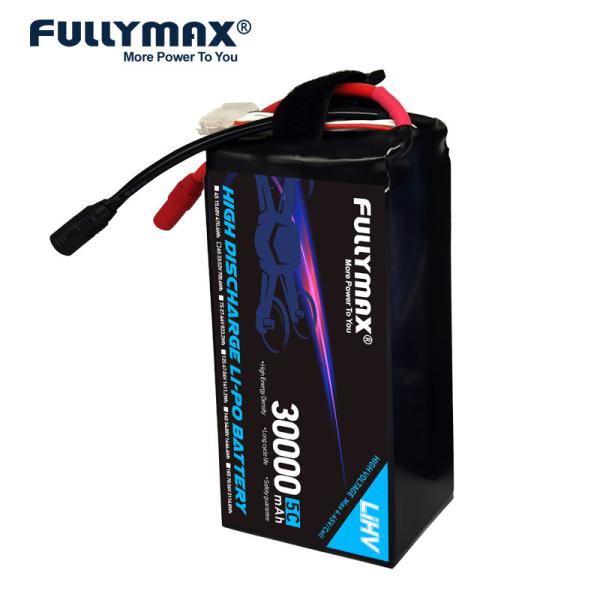 Commercial UAV Drone Battery 6s 30000mAh 23.52V 5C Li Ion Aerial Photography