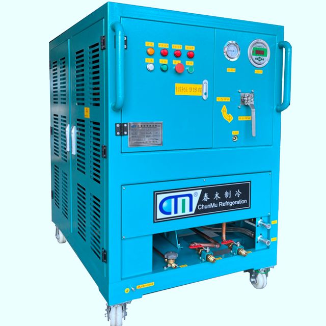 50-60HZ R410A Refrigerant Gas Recovery Unit For Manufacturing Plant With CE Certification