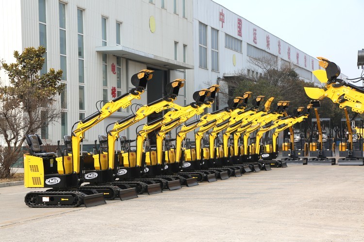 CE EURO5 Engine Mini Excavator ZM10 Compact Mini Digger 360 Rotate