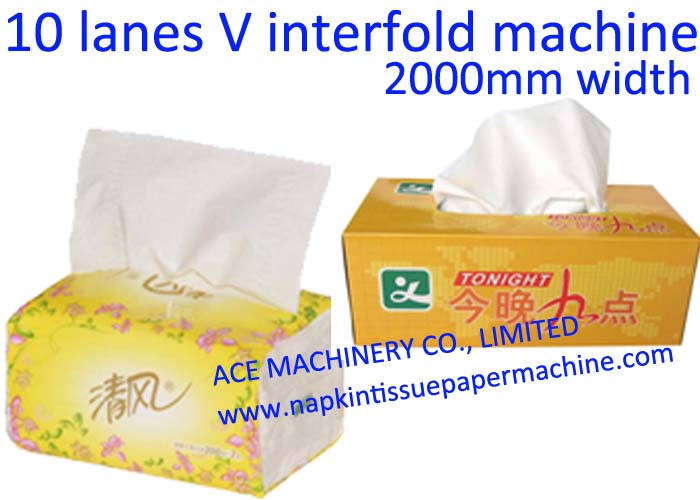 facial tissue paper machine