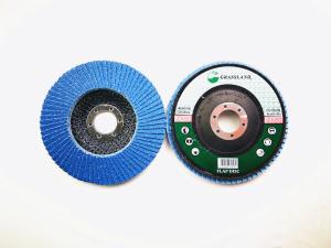 China Zirconia VSM Grain P80 Grit 125mm Blue Flap Disc Wheel wholesale