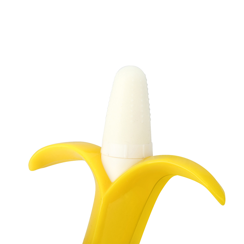 Slow Flow Teething Soothers Infant Pacifier Banana Shape Teething Soothers For Infants