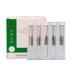 China Zhongyan Taihe High Quality 500pcs Disposable Sterile Painless Acupuncture Needles Acupuncture Therapy wholesale