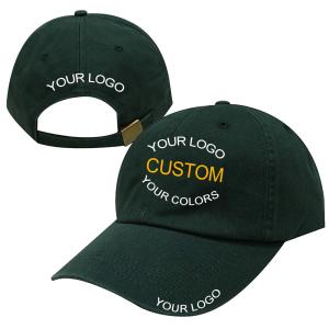 China Adult 58cm Printed Cotton Advertising Baseball Caps Metal Strap wholesale