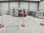 ISO9001 2.1m Tall Construction Site Security Fencing Portable