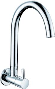 China Wall Mounted Kitchen Mixer Faucet Monobloc Single Handle Lever wholesale