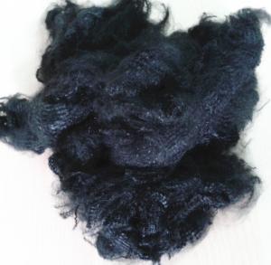 China polyester staple fiber dope dyed black for yarn spinning and non woven wholesale