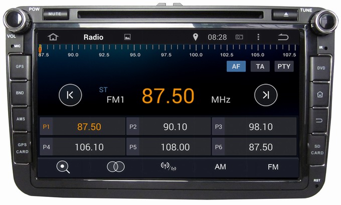 Ouchuangbo Auto Radio Stereo GPS Navigation for Volkswagen Sagitar /Touran 2006-2012 Android 4.4 3G Wifi OCB-8008AD