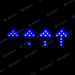 10V - 110V DC Forklift Warning Lights 18W Blue Safety Lights For Forklifts